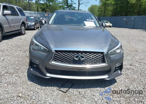 2019 Infiniti Q50 3.0T Luxe/3.0T Signature Edition/3.0T Sport z USA, uszkodzony, nr VIN JN1EV7AR0KM553193